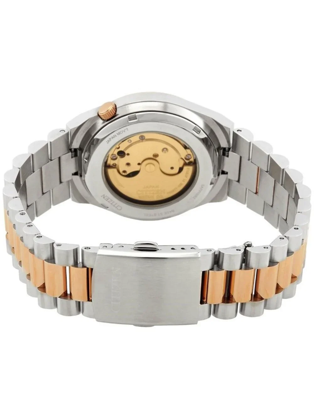 NWT Citizen Tsuyosa Automatic Black Dial Two-Tone Men's Watch